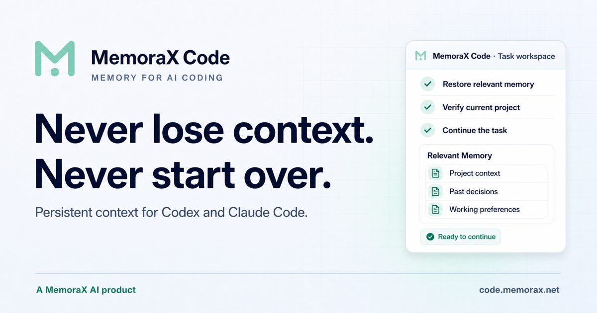 memorax-code website preview