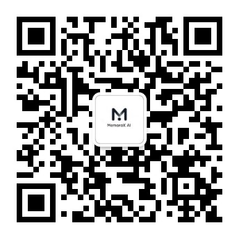 MemoraX 公众号二维码